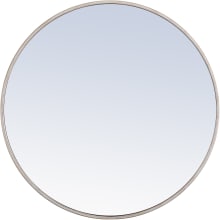 Eternity 28" Diameter Circular Metal Framed Bathroom Mirror