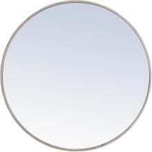 Eternity 32" Diameter Circular Metal Framed Wall Mirror