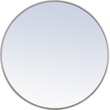 Eternity 36" Diameter Circular Metal Framed Bathroom Mirror