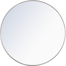 Eternity 42" Diameter Circular Metal Framed Bathroom Mirror