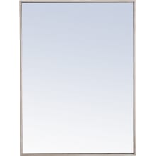 Eternity 24" W x 32" H Rectangular Metal Framed Bathroom Wall Mirror