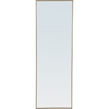 Eternity 60" x 18" Rectangular Metal Framed Wall Mirror