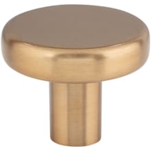 Gibson 1-1/4" Flat Round Soft Edge Mushroom Cabinet Knob / Drawer Knob