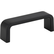 Asher 3" (76mm) Center to Center Radius Curved Corner Cabinet Handle / Drawer Pull with Mounting Hardware