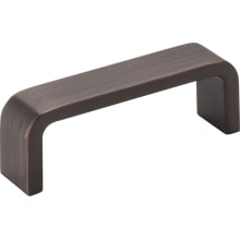 Asher 3" (76mm) Center to Center Radius Curved Corner Cabinet Handle / Drawer Pull