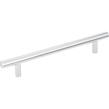Naples 6-5/16" (160 mm) Center to Center Solid Steel Bar Style Cabinet Handle / Drawer Pull with Mounting Hardware