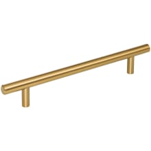 Naples 6-5/16" (160 mm) Center to Center Solid Steel Bar Style Cabinet Handle / Drawer Pull with Mounting Hardware