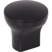 Brenton 1" Diameter Modern Flat Top Mushroom Button Cabinet Knob / Drawer Knob with Pinch Grip Base
