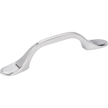 Kenner 3" Center to Center Classic Arched Cabinet Handle / Drawer Pull with Spoon Feet
