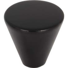 Sedona 1" Round Contemporary Ergonomic Cone Button Cabinet Knob / Drawer Knob
