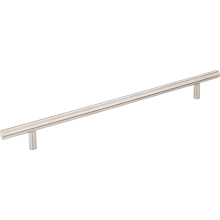 Naples 10-1/16" (256mm) Center to Center Hollow Stainless Steel Bar Cabinet Handle / Drawer Bar Pull with Mounting Hardware