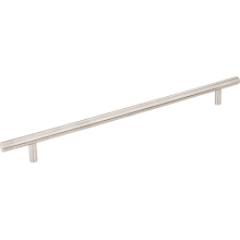 Naples 11-5/16" (288 mm) Center to Center Hollow Stainless Steel Cabinet Bar Handle / Drawer Bar Pull with Mounting Hardware