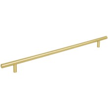 Naples 12-9/16" (319mm) Center to Center Solid Steel Cabinet Bar Handle / Drawer Bar Pull with Mounting Hardware