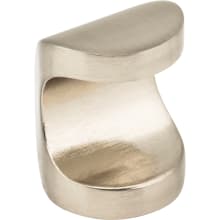 Capri 13/16 Inch Cylindrical Euro Inspired Whistle Button Cabinet Finger Knob / Drawer Finger Knob