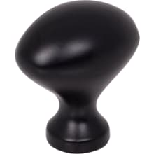 Merryville 1-1/8" Wide Traditional Oval Egg Football Cabinet Knob / Drawer Knob