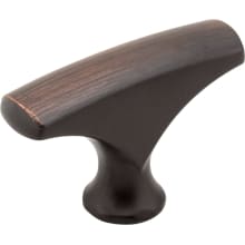 Aiden 1-5/8 Inch Elegant Comfort Grip "T" Bar Cabinet Knob / Drawer Knob