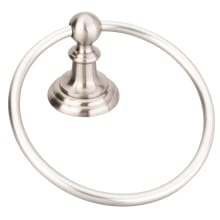 Fairview 6-1/2" Wall Mounted Bathroom Kitchen Towel Ring - Concealed Screw Mount