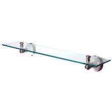 21-5/8" Wall Mounted Glass Shelf from the Hot Springs Collection