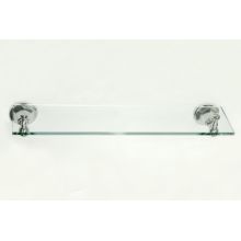 20" Wall Mounted Glass Shelf from the New York Collection