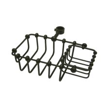 Riser Mount Soap Basket with Sponge Holder from the Vintage Collection