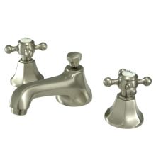 Double Handle Widespread Bathroom Faucet with Metal Cross Handles from the New York Series