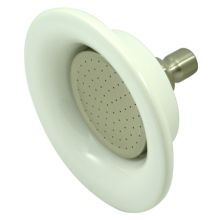 6-1/4" Round Single Function Shower Head with 76 Jets and 1/2" IPS Connection from the Sunflower Collection