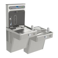 EZH2O Filtered Wall Mounted Bottle Filling Station and Greenspec Listed High Efficiency Cooler Combo
