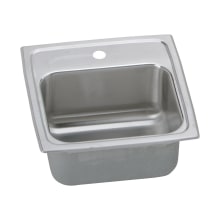 Gourmet 15" Single Basin Drop In Stainless Steel Bar Sink