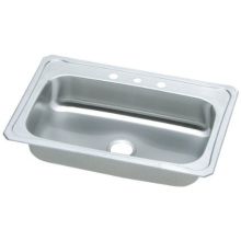 Celebrity 33" Single Basin Drop In Stainless Steel Kitchen Sink