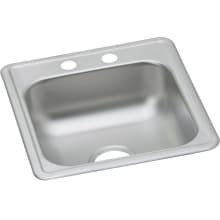 Dayton 17" Drop In Single Basin Stainless Steel Kitchen Sink