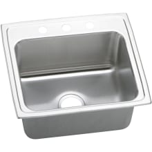 Gourmet 22" Single Basin Drop In Stainless Steel Kitchen Sink