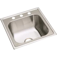 Dayton 20" Drop In Single Basin Stainless Steel Kitchen Sink