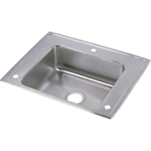 28" Single Basin Drop In Stainless Steel Utility Sink
