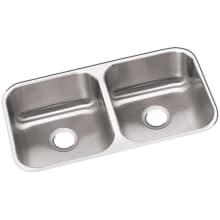 Dayton 31-3/4" Undermount Double Basin Stainless Steel Kitchen Sink