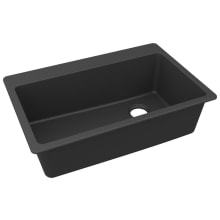 Quartz Classic 33" Drop In Single Basin Quartz Composite Kitchen Sink
