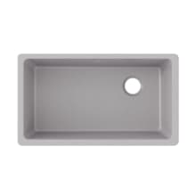 Quartz Classic 33" Undermount Single Basin Quartz Composite Kitchen Sink