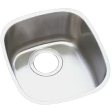 Lustertone 14-1/4" Undermount Single Basin Stainless Steel Kitchen Sink