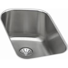 Harmony 13-1/2" Single Basin Undermount Stainless Steel Kitchen Sink - Includes Perfect Drain Assembly