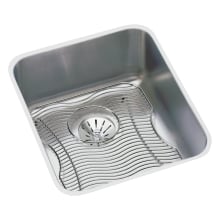 Gourmet 16" Single Basin 18-Gauge Stainless Steel Kitchen Sink for Undermount Installations - Basin Rack and Perfect Drain Assembly Included