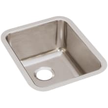 Lustertone 16-1/2" Undermount Single Basin Stainless Steel Kitchen Sink