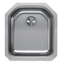 Harmony 18-1/2" Single Basin 18-Gauge Stainless Steel Kitchen Sink for Undermount Installations with SoundGuard Technology and Lustertone Finish
