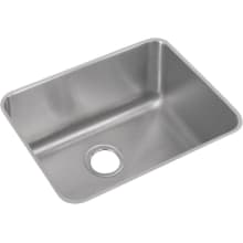 Lustertone 23-1/2" Undermount Single Basin Stainless Steel Laundry Sink