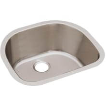 Lustertone 23-5/8" Undermount Single Basin Stainless Steel Kitchen Sink