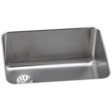 Gourmet 25-1/2" Single Basin Undermount Stainless Steel Kitchen Sink - Includes Perfect Drain Assembly