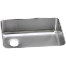 Lustertone 25-1/2" Undermount Single Basin Stainless Steel Kitchen Sink