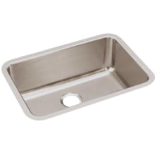 Lustertone 26-1/2" Undermount Single Basin Stainless Steel Kitchen Sink