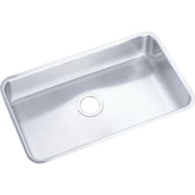 Lustertone 30-1/2" Undermount Single Basin Stainless Steel Kitchen Sink