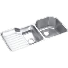 Harmony 41-1/2" Double Basin 18-Gauge Stainless Steel Kitchen Sink for Undermount Installations with 60/40 Split and SoundGuard Technology