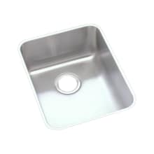 Gourmet Lustertone Stainless Steel 16-1/2" x 20-1/2" ADA Undermount Single Bowl Sink with 4-3/8" Depth
