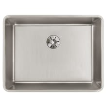 Lustertone Iconix 23-1/2" Undermount Single Basin Stainless Steel Kitchen Sink with Perfect Drain